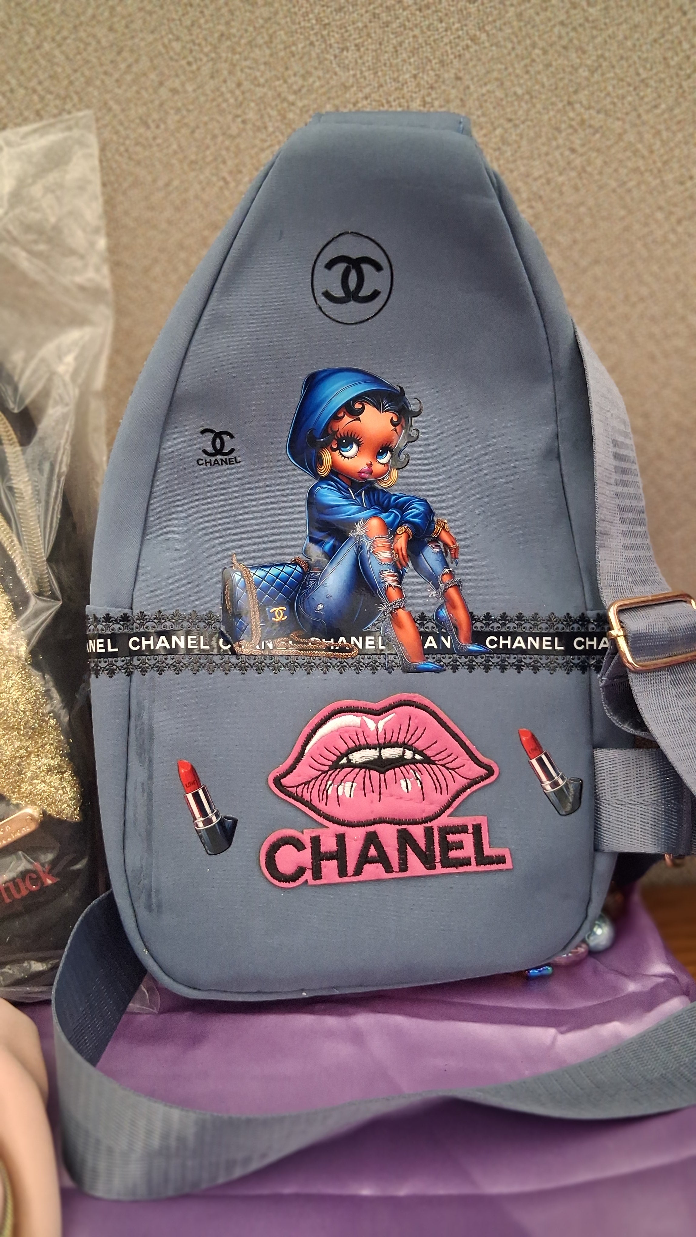 Certified HustlHer "Custom" Sling Bag
