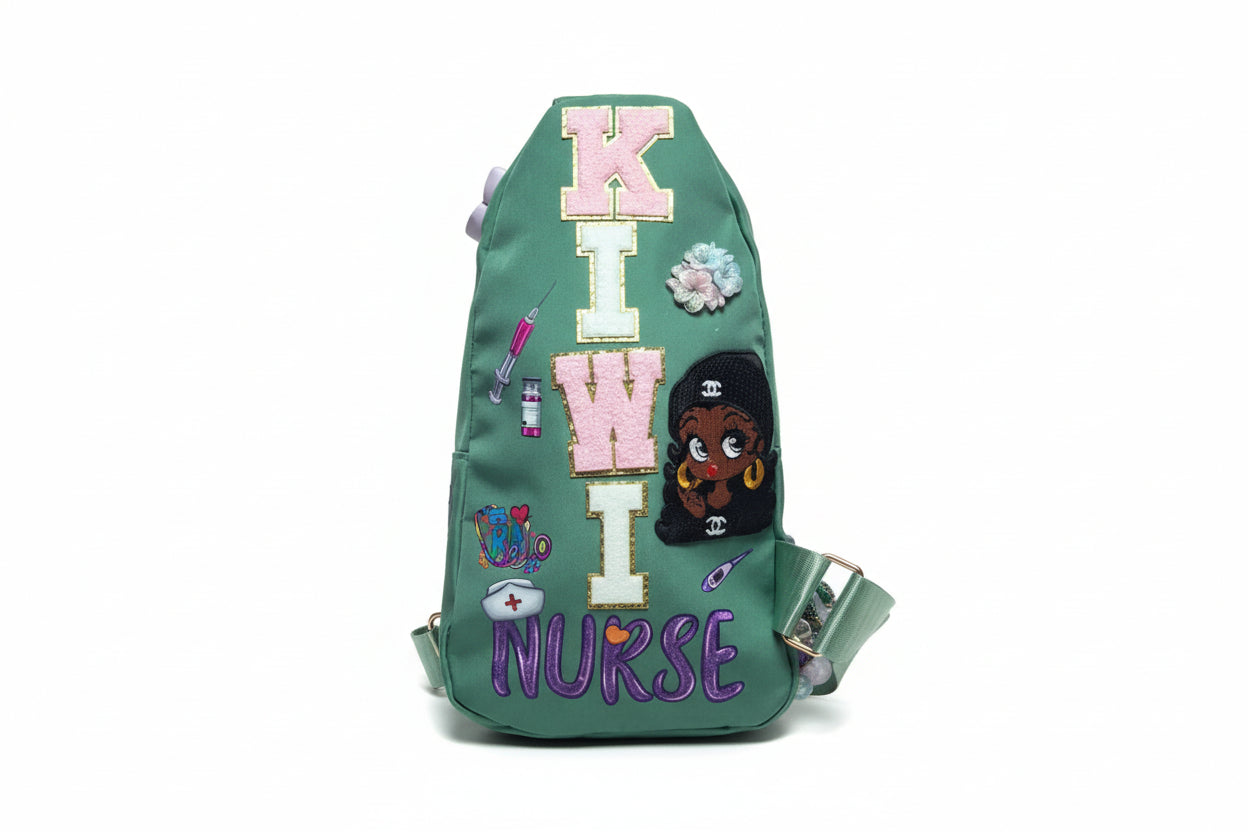 Professional "RN Nurse" Sling Bag